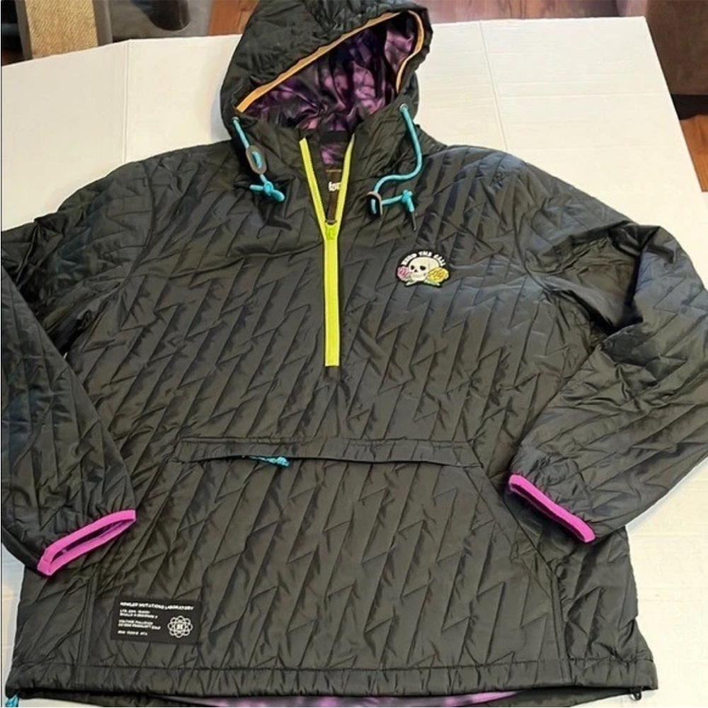 Howler Brothers Black Jacket with Purple Lining